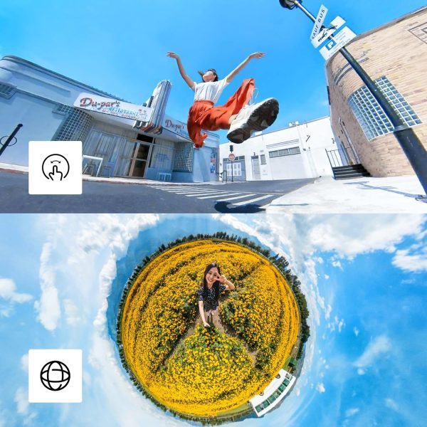 Insta360 ONE X2 360 Degree Waterproof Action Camera, 5.7K 360, Stabilization, Touch Screen, AI Editing, Live Streaming, Webcam, Voice Control - Image 2